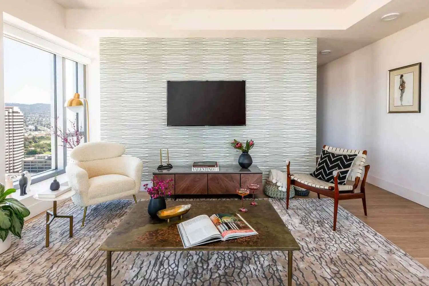 modern living room accent wall ideas
